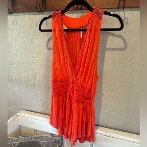 Free People Coral Tank Sz Small